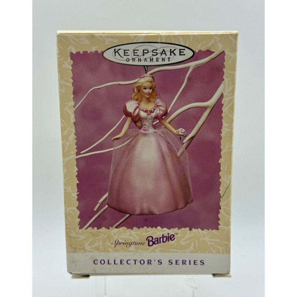 Hallmark Keepsake Ornament Vintage 1996 Springtime Barbie Collector Series